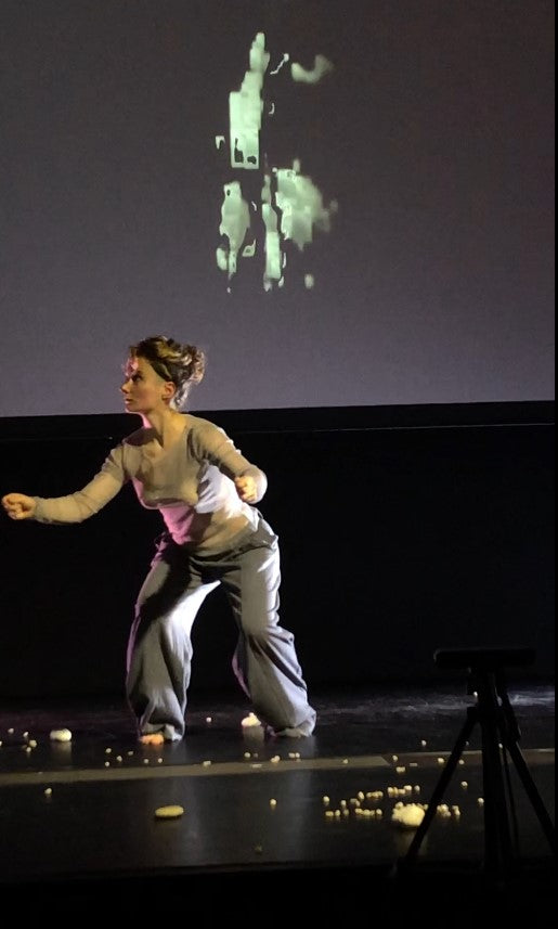 Time, Force and Space, movement and generative code performance by Magdalena Hart, image 2 of 5